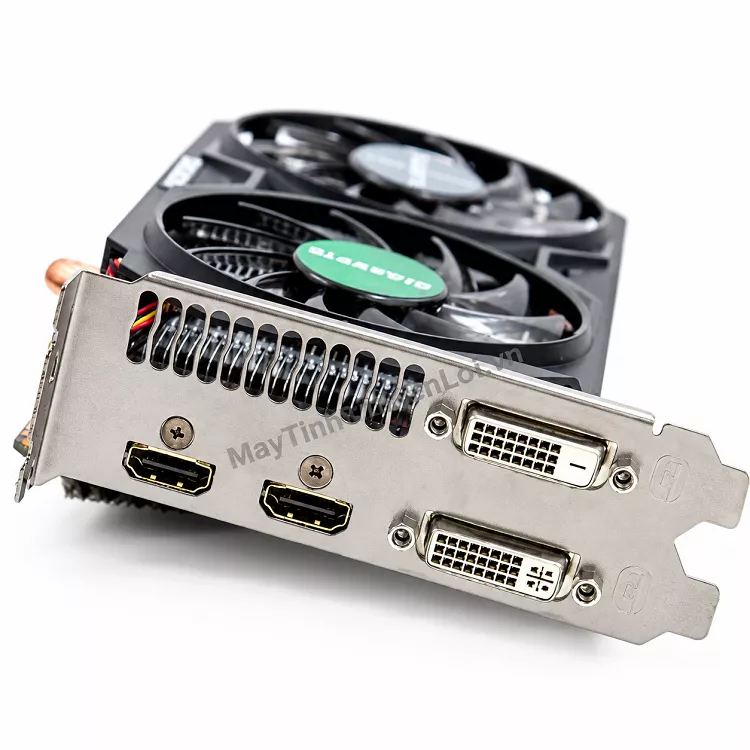 Cổng kết nối card màn hình Gigabyte GTX 750 Ti 2GB GDDR5