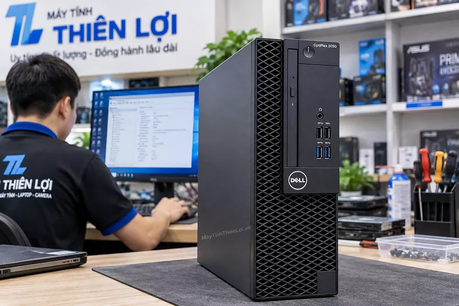 Máy tính đồng bộ Dell OptiPlex 3050 SFF Intel Core i3-6100