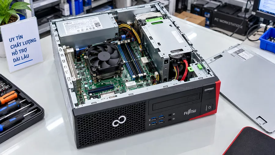 Linh kiện bên trong máy tính đồng bộ Fujitsu Esprimo D588-V i5-8400