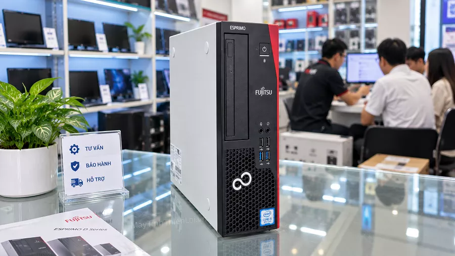 Máy tính đồng bộ Fujitsu Esprimo D588-V i5-8400 RAM 8GB SSD 256GB