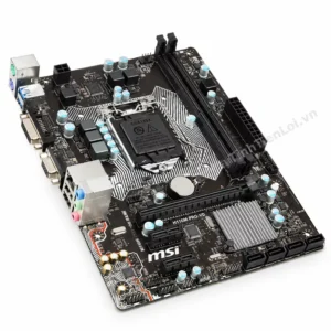 Hệ thống cổng giao tiếp phía sau mainboard MSI H110M PRO-VD