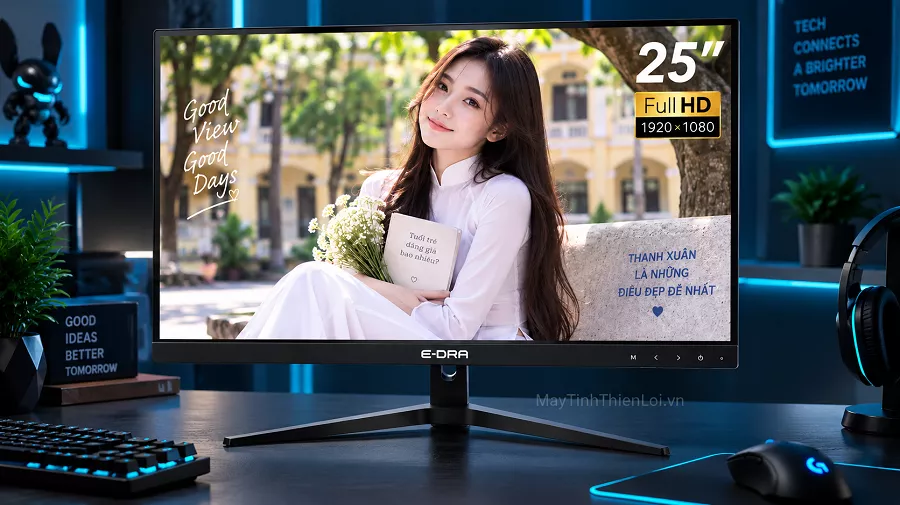 Màn hình E-DRA EGM25F100 25 inch Full HD trong phòng game