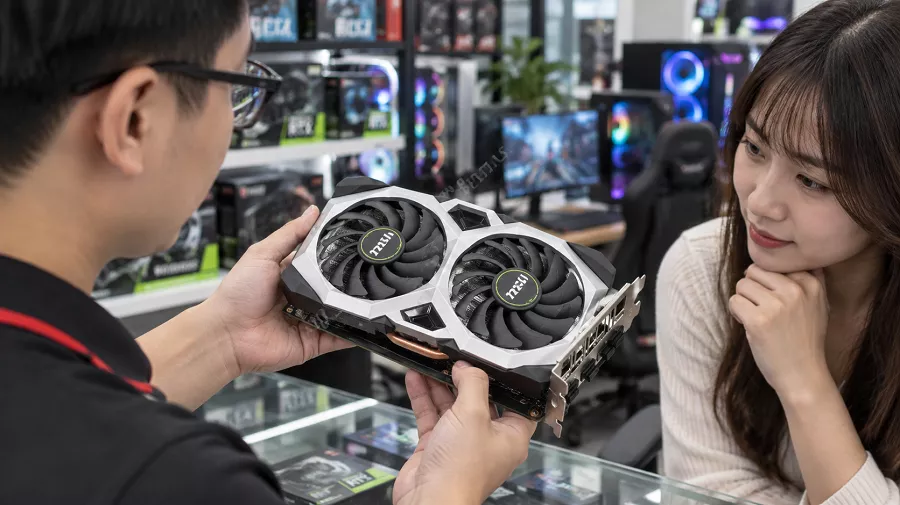 Nhân viên tư vấn VGA MSI GTX 1660 Super Ventus XS OC