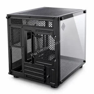 Góc nhìn mặt sau vỏ case Gaming Start Aqua