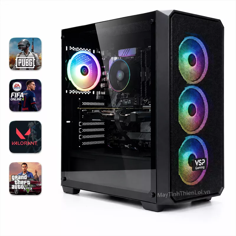 PC Gaming i3-9100F | RAM 8GB | SSD 256GB | GTX 750 Ti 2GB