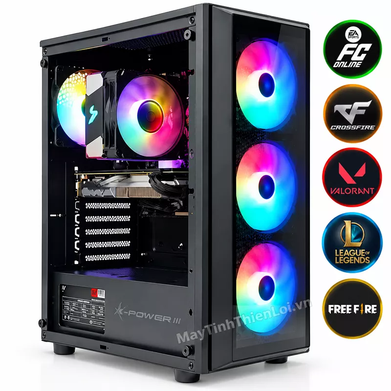 PC Gaming i3-9100F | RAM 8GB | SSD 256GB | GTX 750 Ti 2GB