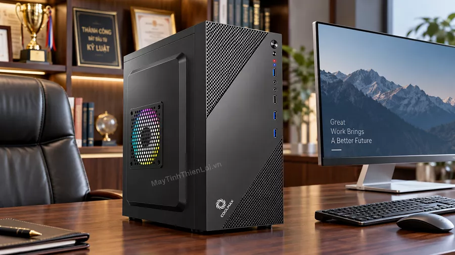 Máy tính văn phòng core i3 10105 RAM 8GB SSD 256GB phòng giám đốc