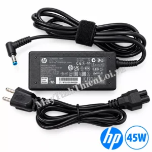 Trọn bộ sạc laptop HP 45W 19.5V 2.37A chân kim nhỏ viền xanh