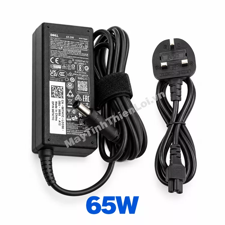 Sạc laptop Dell 65W chân kim to 19.5V 3.34A