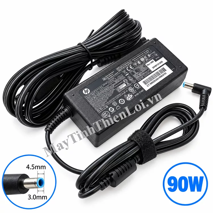 Sạc laptop HP 90W chân xanh 4.5x3.0mm