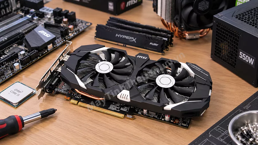 Các linh kiện lắp PC gồm card màn hình MSI GTX 1060 6G OC