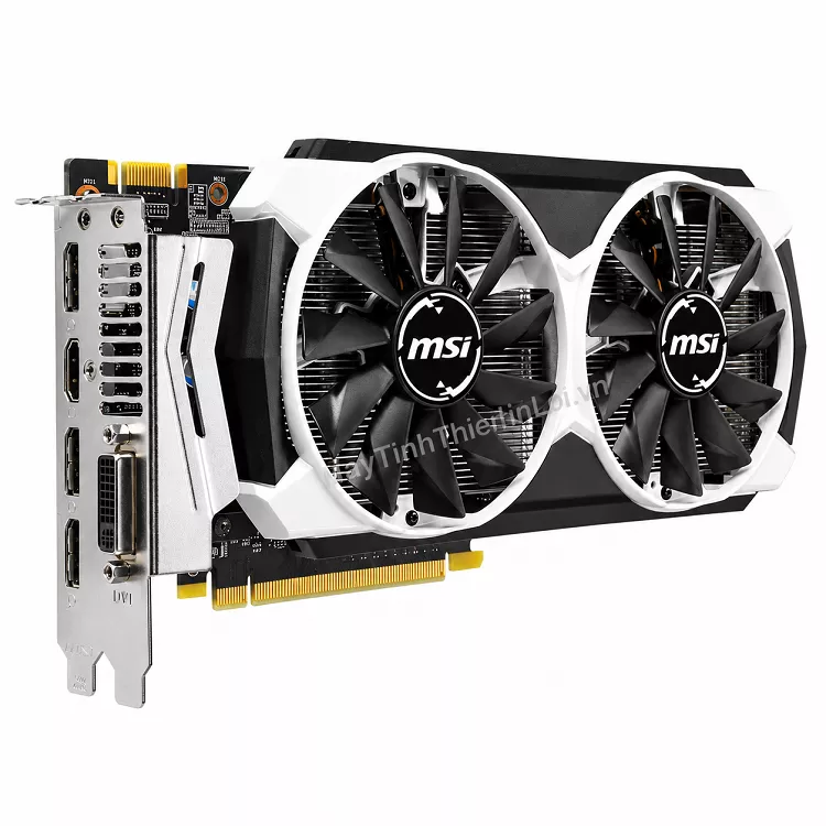 Mặt chính diện card màn hình MSI GTX 960 OC 2GB GDDR5