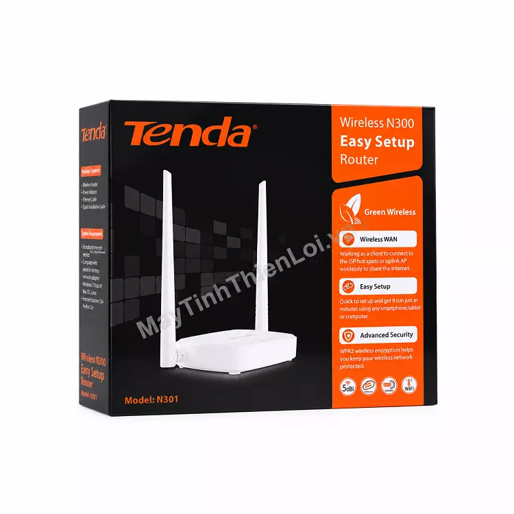 Bộ phát Wi-Fi Tenda N301 300Mbps