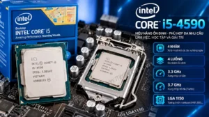 CPU Intel Core i5 4590 4 nhân 4 luồng tối ưu cho máy tính chơi game cơ bản và làm việc