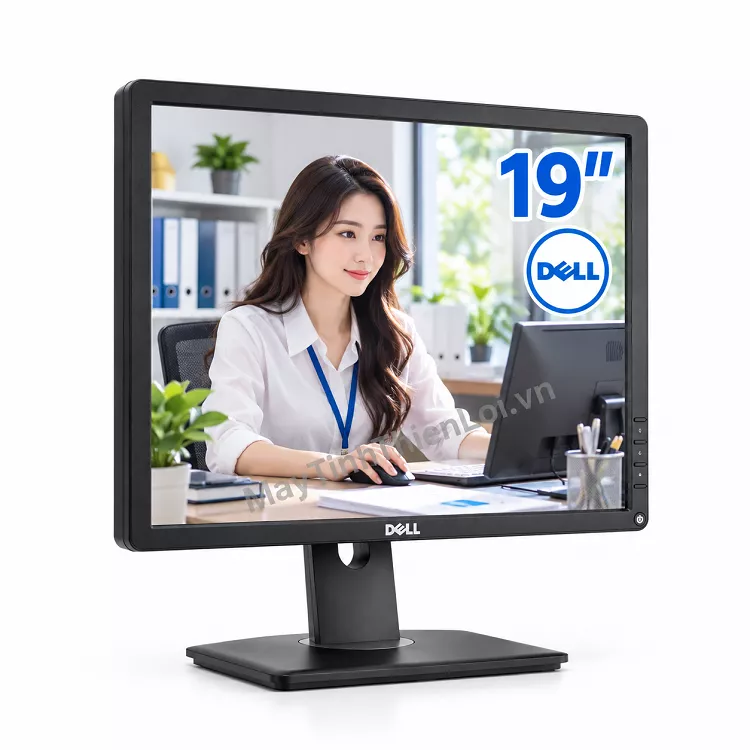 Màn hình Dell P1913S 19 inch góc nghiêng hiển thị hình ảnh sắc nét