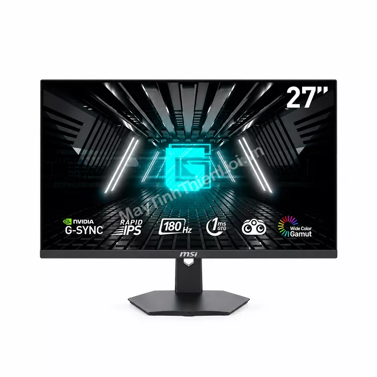 Màn hình gaming MSI G274F 27 inch FHD 180Hz hiển thị chính diện