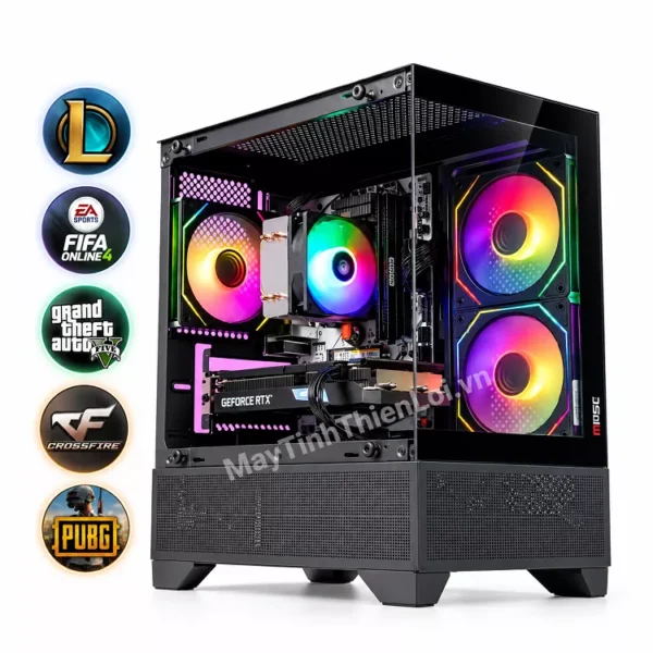 PC Gaming Intel Core i5 9400F kết hợp card đồ họa RX 570 4GB chiến mượt các tựa game phổ biến