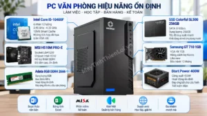 Máy tính văn phòng Intel Core i5 10400F cấu hình làm việc phần mềm bán hàng kế toán