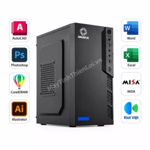 Máy tính văn phòng Core i5 10400F hỗ trợ phần mềm đồ họa và ứng dụng văn phòng