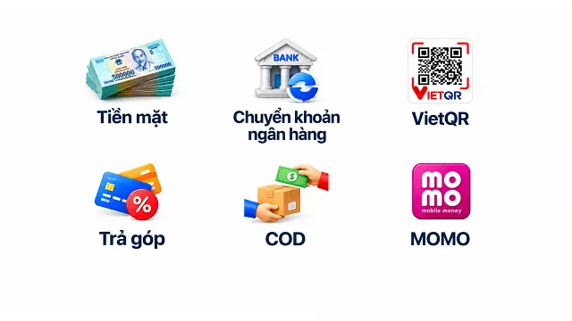 Các phương thức thanh toán linh hoạt